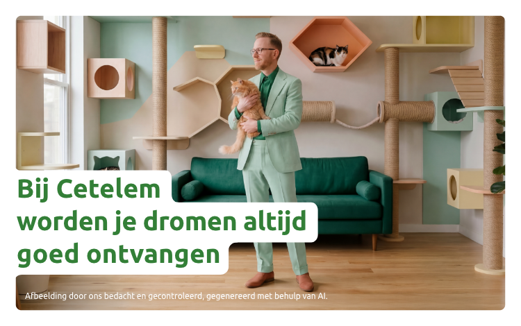 Bij Cetelem worden je dromen altijd goed ontvangen